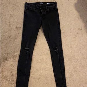 Ripped Skinny black jeans from Abercrombie & Fitch